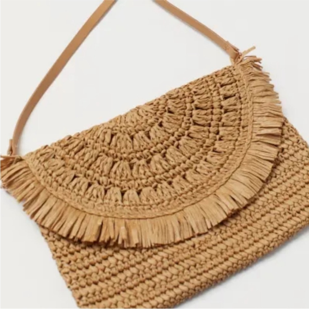 H&M | Woven Elegant Tan Bag
